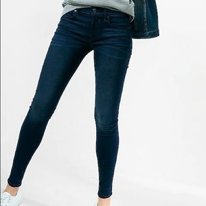 Express Reversible Mid Rise Dark Denim 